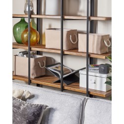 Zestaw 3 koszy DARQAB Bawełna Beżowoszary