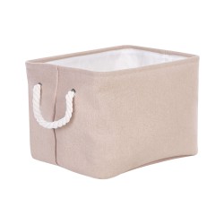 Zestaw 3 koszy DARQAB Bawełna Beżowoszary