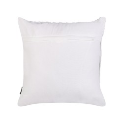 Zestaw 2 poduszek dekoracyjnych BAMIAN Bawełna 45 x 45 cm Złamana biel Wzór geometryczny