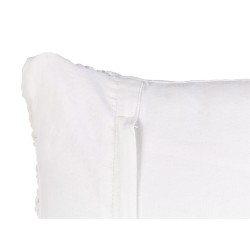 Zestaw 2 poduszek dekoracyjnych BAMIAN Bawełna 45 x 45 cm Złamana biel Wzór geometryczny