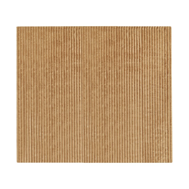 Narzuta na łóżko RAKYA Sztuczne futro 200 x 220 cm Jasnobrązowy