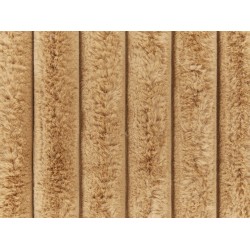 Narzuta na łóżko RAKYA Sztuczne futro 200 x 220 cm Jasnobrązowy