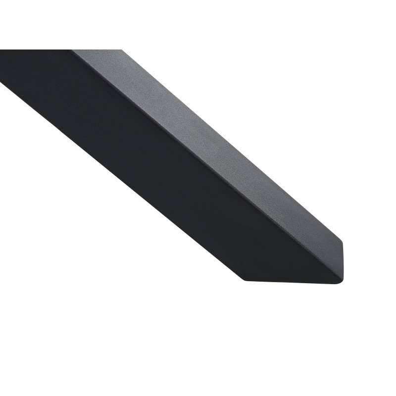 Stół ogrodowy MALETTO 120 cm 120 cm Szkło Szary