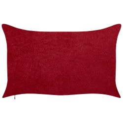 Zestaw 2 poduszek dekoracyjnych MOCHI 30 x 50 cm Czerwony Wzór świąteczny