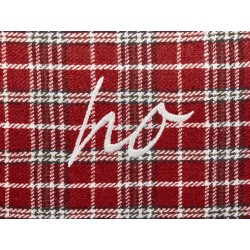 Zestaw 2 poduszek dekoracyjnych MOCHI 30 x 50 cm Czerwony Wzór świąteczny