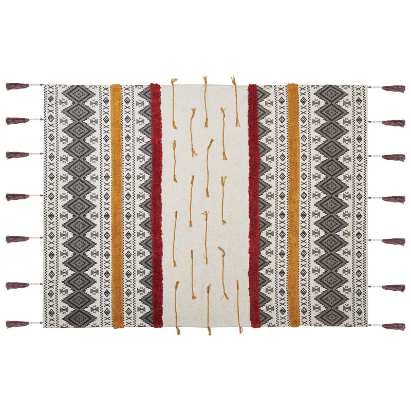 Koc AMBALA Bawełna 130 x 180 cm Kolorowy