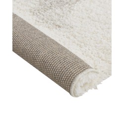 Dywan Shaggy 160 x 230 cm biało-szary MASIS