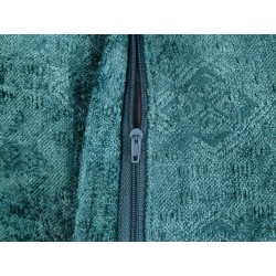 Zestaw 2 poduszek dekoracyjnych VERPIS Bawełna 50 x 50 cm Lazurowy Jednolity