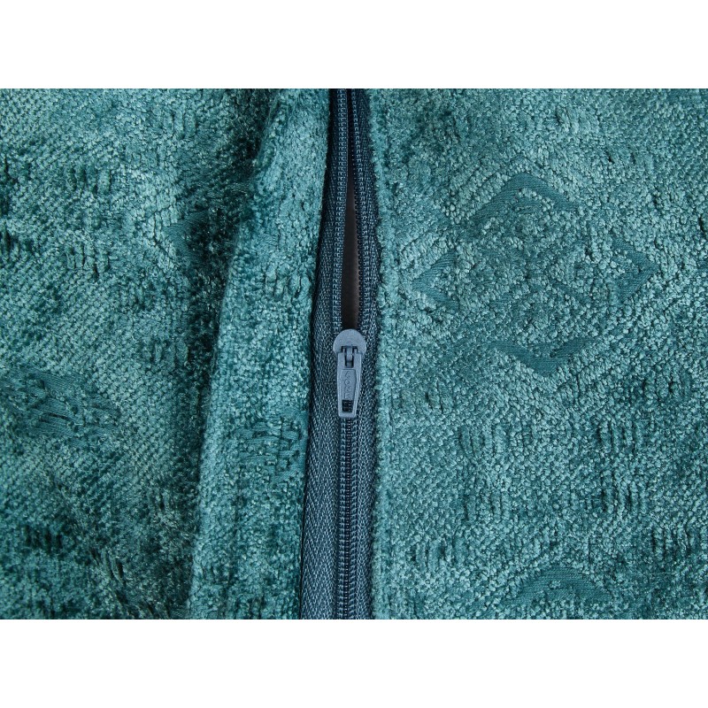 Zestaw 2 poduszek dekoracyjnych VERPIS Bawełna 50 x 50 cm Lazurowy Jednolity