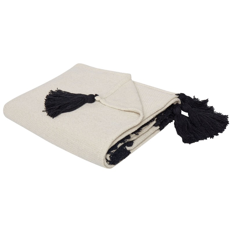 Koc SEDIO Bawełna 150 x 200 cm Biały