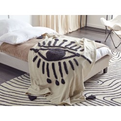 Koc SEDIO Bawełna 150 x 200 cm Biały