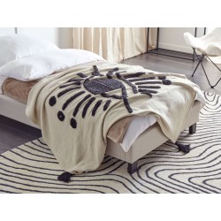 Koc SEDIO Bawełna 150 x 200 cm Biały