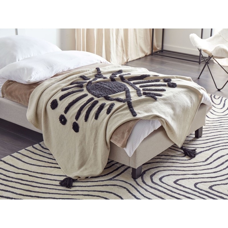 Koc SEDIO Bawełna 150 x 200 cm Biały