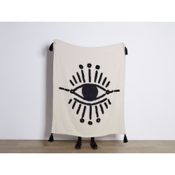 Koc SEDIO Bawełna 150 x 200 cm Biały