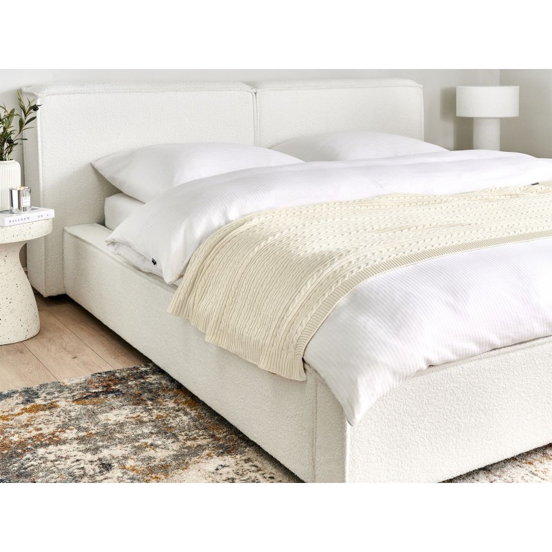 Koc ANAMUR Bawełna 110 x 180 cm Beżowy