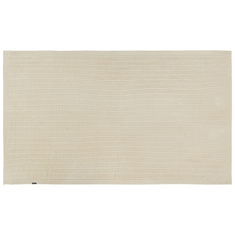 Koc ANAMUR Bawełna 110 x 180 cm Beżowy