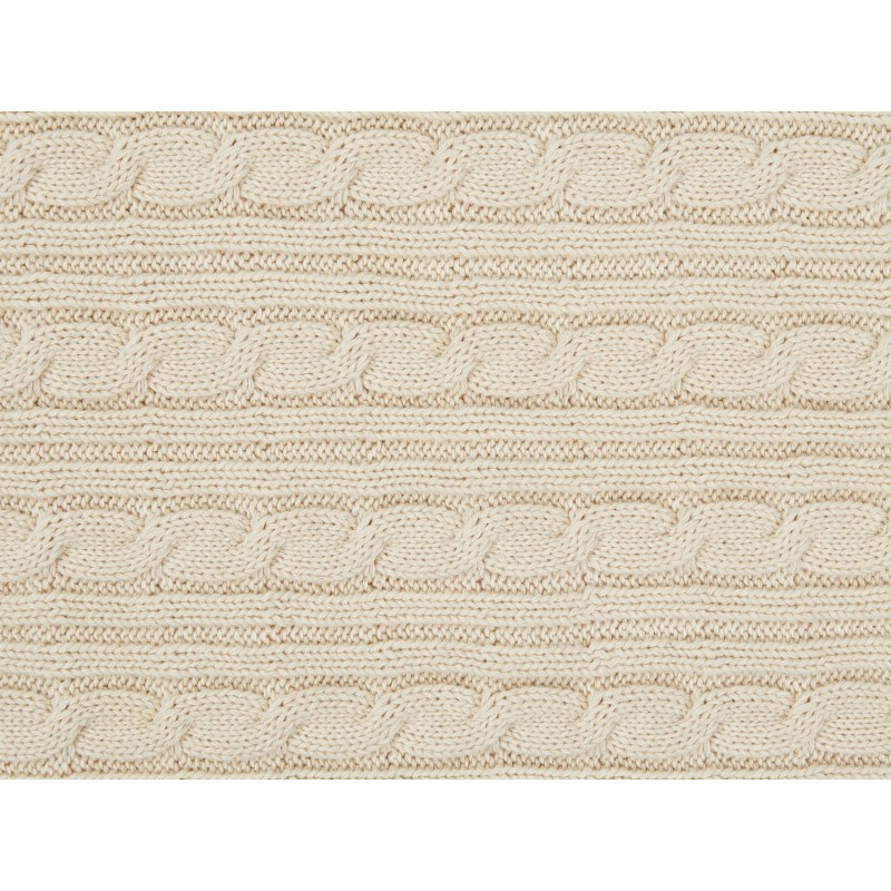 Koc ANAMUR Bawełna 110 x 180 cm Beżowy