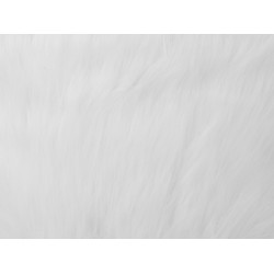 Zestaw 2 poduszek dekoracyjnych DAISY Sztuczne futro 45 x 45 cm Jasnobeżowy Jednolity