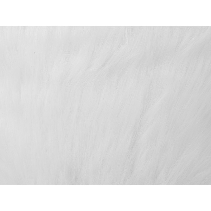 Zestaw 2 poduszek dekoracyjnych DAISY Sztuczne futro 45 x 45 cm Jasnobeżowy Jednolity