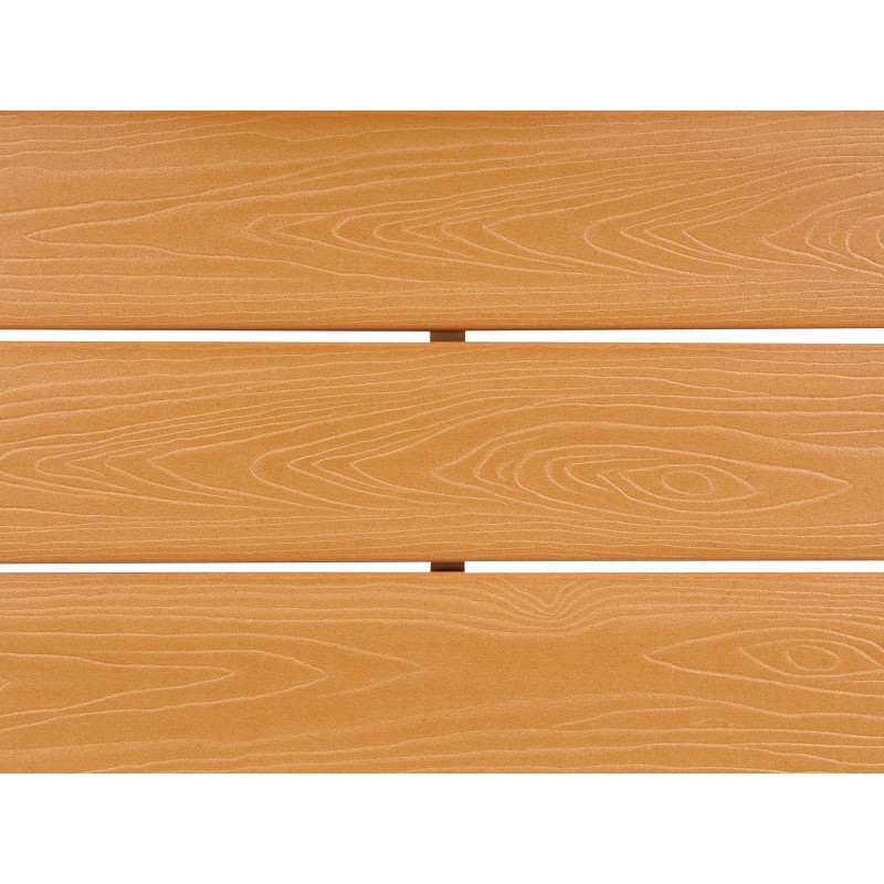 Stolik kawowy ogrodowy SENISE 74 cm 74 cm Metal Brązowy