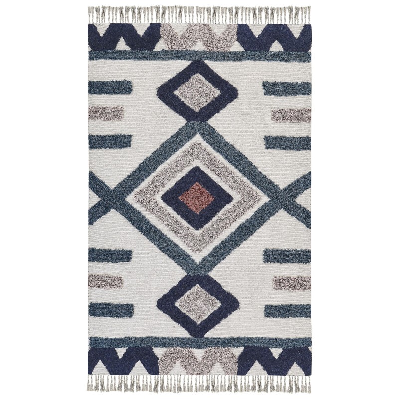 Dywan bawełniany 140 x 200 cm wielokolorowy KOZLU