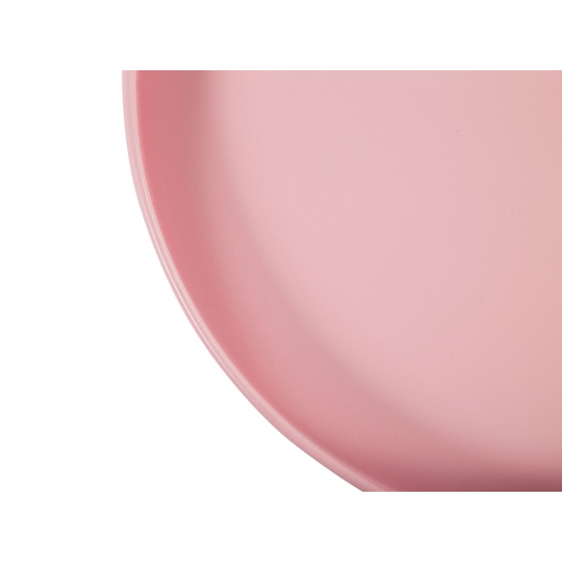 Stolik ogrodowy CAVINIA 40 cm 40 cm Metal Różowy