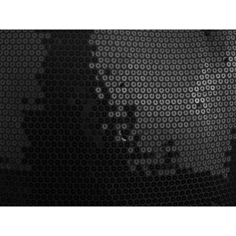 Zestaw 2 poduszek dekoracyjnych ASTER 45 x 45 cm Czarny Jednolity