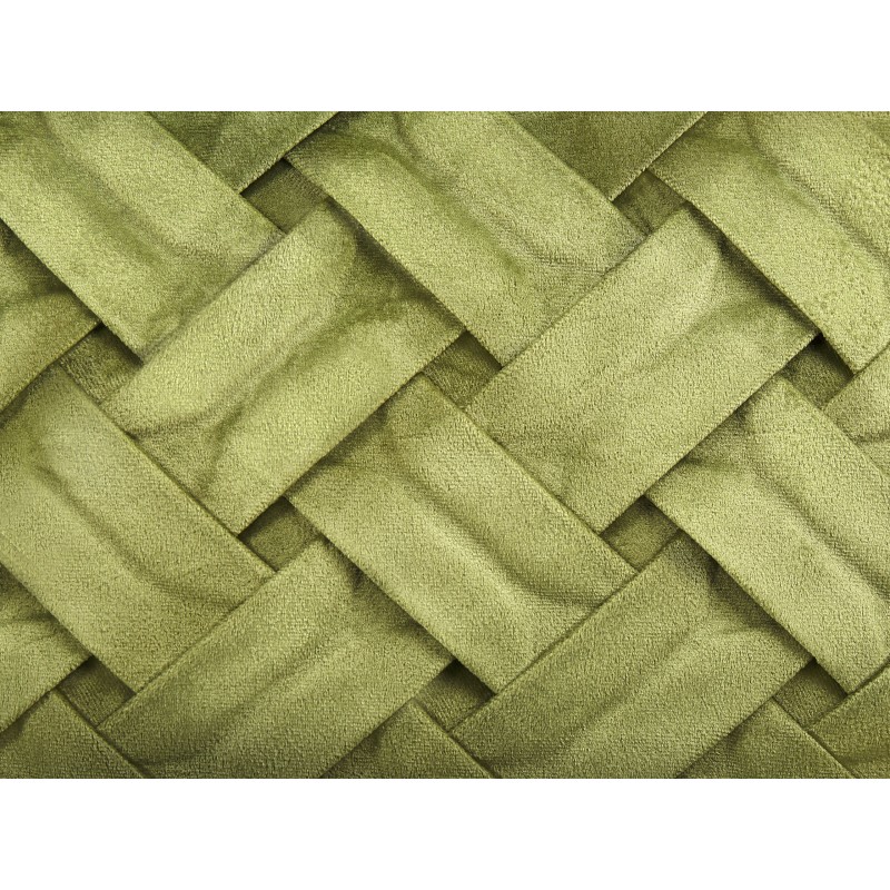 Zestaw 2 poduszek dekoracyjnych NARCISSUS Welur 43 x 43 cm Zielony Wzór geometryczny