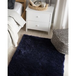 Dywan shaggy 80 x 150 cm niebieski EVREN