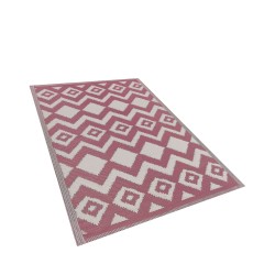 Dywan zewnętrzny 120 x 180 cm różowy DEWAS