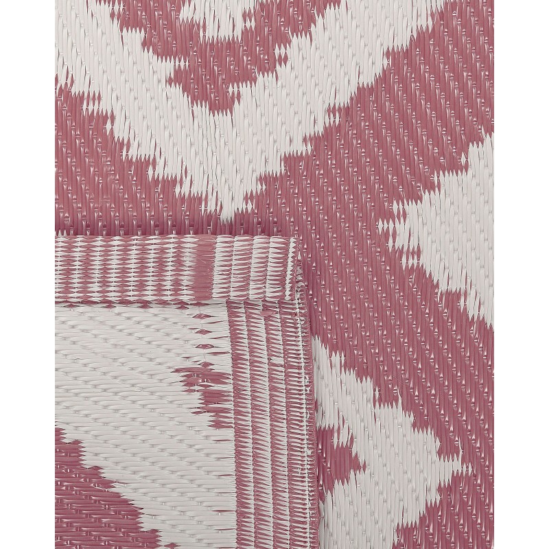 Dywan zewnętrzny 120 x 180 cm różowy DEWAS