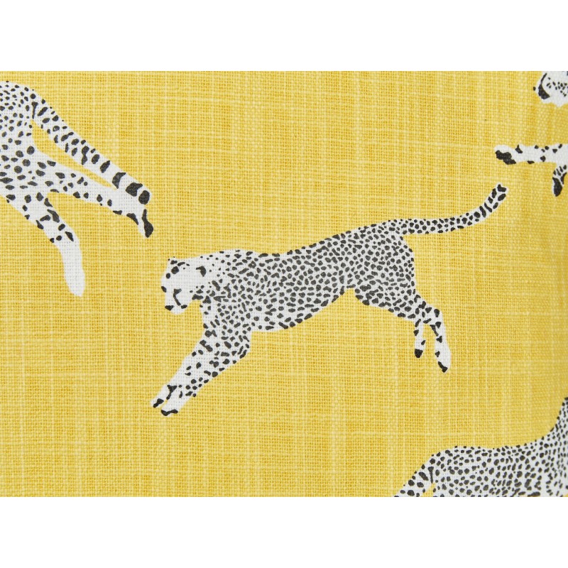 Zestaw 2 poduszek dekoracyjnych ARALES Bawełna 45 x 45 cm Żółty Wzór zwierzęcy
