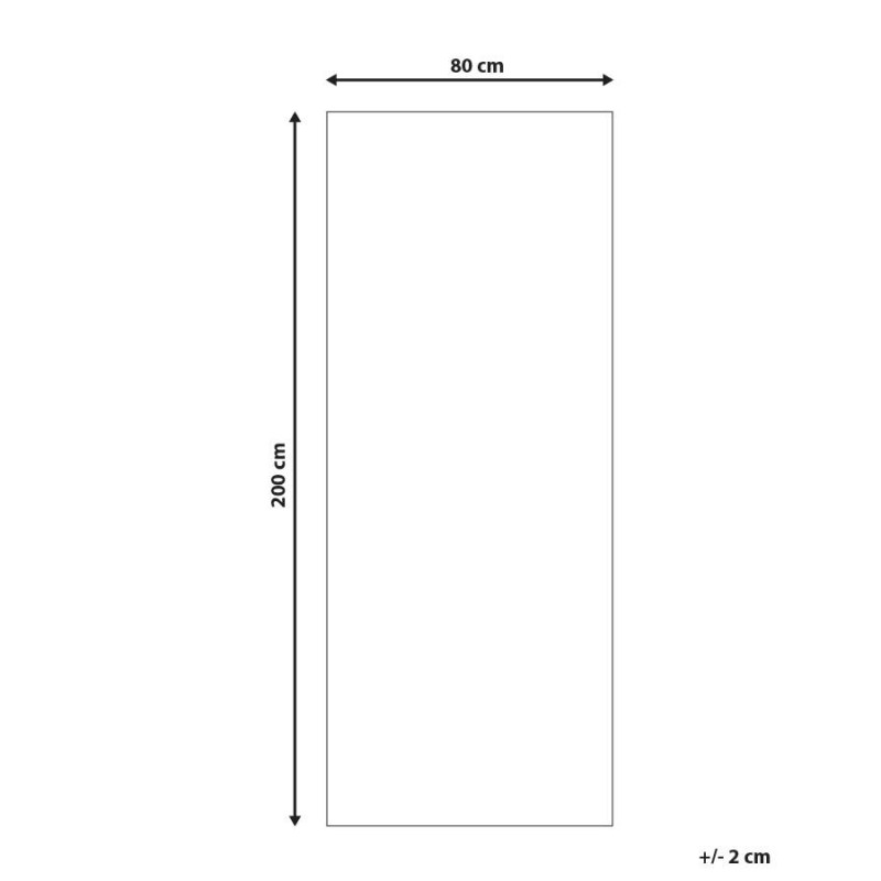 Dywan 80 x 200 cm wielokolorowy ARTHUR