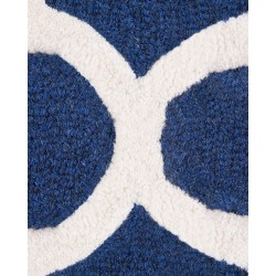 Dywan wełniany 160 x 230 cm niebieski SILVAN