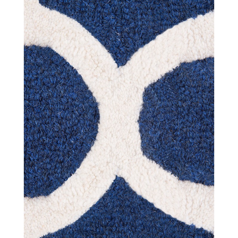 Dywan wełniany 160 x 230 cm niebieski SILVAN