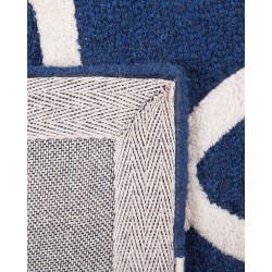Dywan wełniany 160 x 230 cm niebieski SILVAN