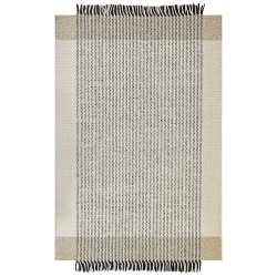 Dywan wełniany 200 x 300 cm beżowo-czarny DIVARLI