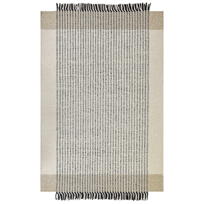 Dywan wełniany 200 x 300 cm beżowo-czarny DIVARLI