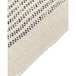 Dywan wełniany 200 x 300 cm beżowo-czarny DIVARLI