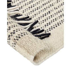 Dywan wełniany 200 x 300 cm beżowo-czarny DIVARLI