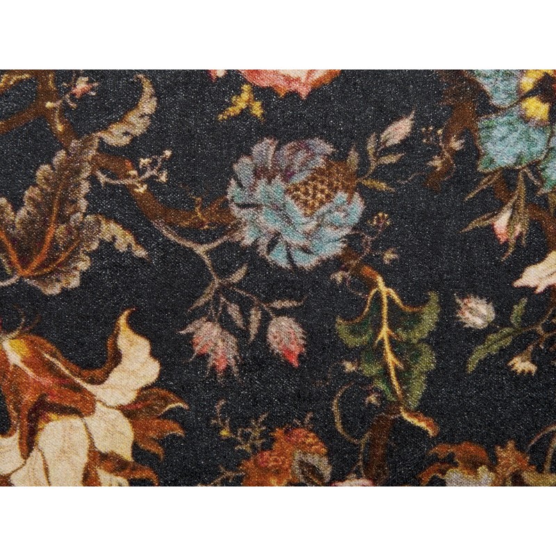 Zestaw 2 poduszek dekoracyjnych RAMONDA Welur 45 x 45 cm Kolorowy Wzór kwiatowy