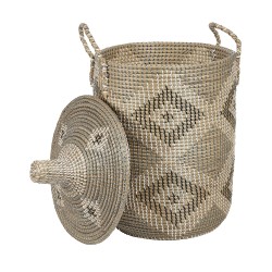 Kosz CAMRANH Trawa morska Naturalny