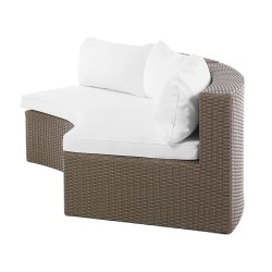 Zestaw ogrodowy ze stolikiem dla 9 osób SEVERO Technorattan Brązowy