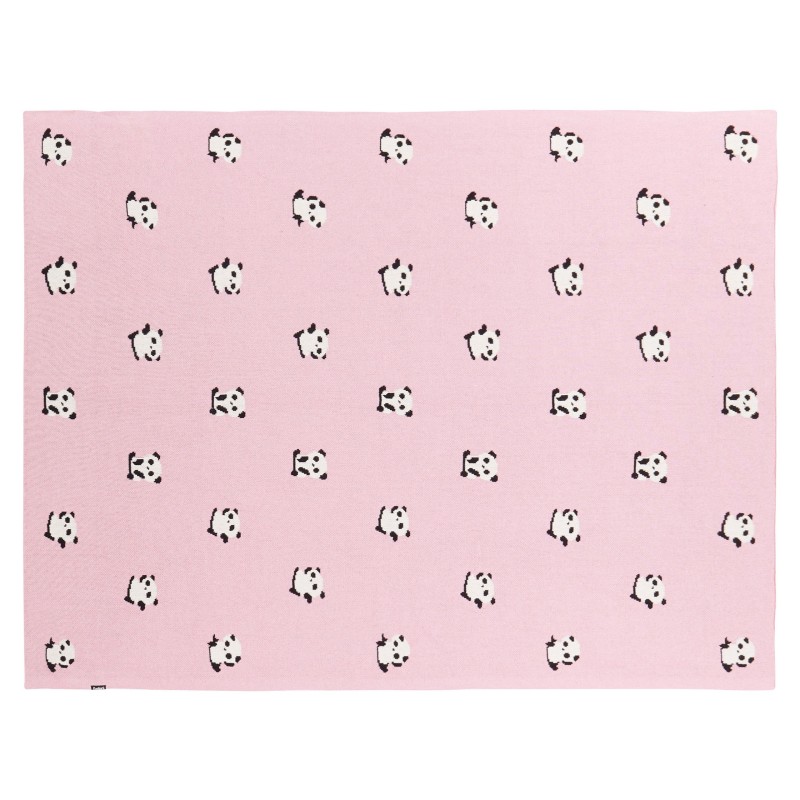 Koc TALOKAN Bawełna 130 x 170 cm Różowy