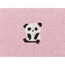 Koc TALOKAN Bawełna 130 x 170 cm Różowy