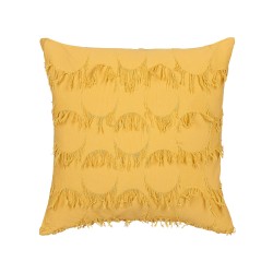 Zestaw 2 poduszek dekoracyjnych AGASTACHE 45 x 45 cm Żółty Wzór geometryczny