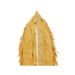 Zestaw 2 poduszek dekoracyjnych AGASTACHE 45 x 45 cm Żółty Wzór geometryczny