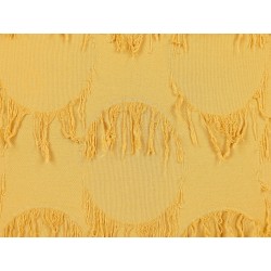 Zestaw 2 poduszek dekoracyjnych AGASTACHE 45 x 45 cm Żółty Wzór geometryczny