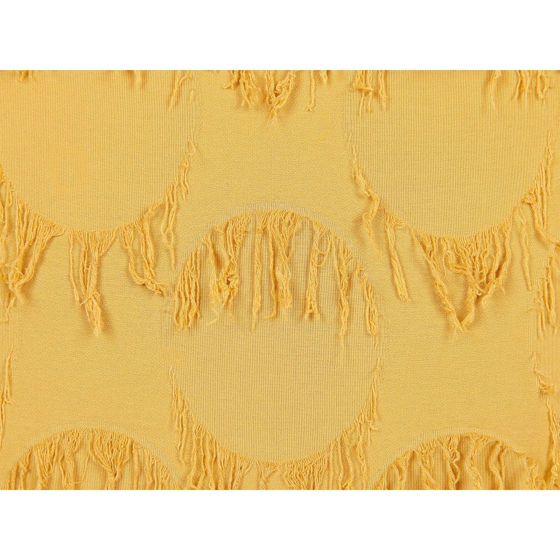 Zestaw 2 poduszek dekoracyjnych AGASTACHE 45 x 45 cm Żółty Wzór geometryczny