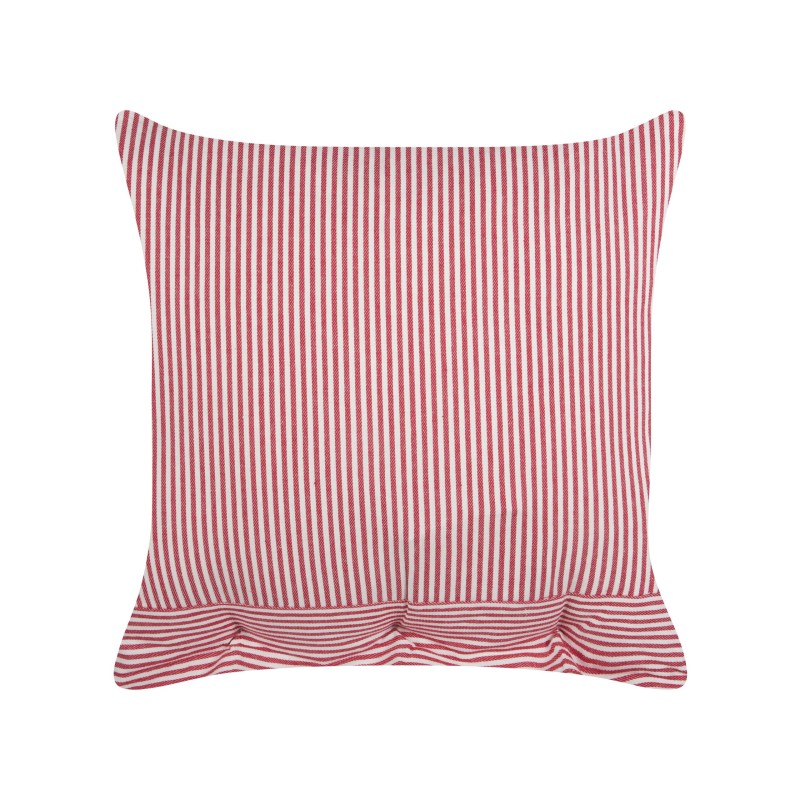 Zestaw 2 poduszek dekoracyjnych AALITA Bawełna 45 x 45 cm Czerwony W paski